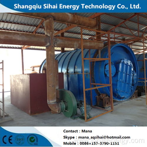 Pyrolysis Machine for Waste Rubber with Heating Method